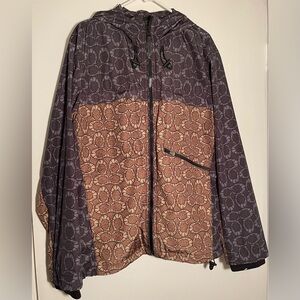 NWOT Coach X Michael B. Jordan mummified signature windbreaker